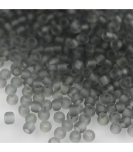 TOHO Round 8/0 Transparent-Frosted Lt Gray - 10g