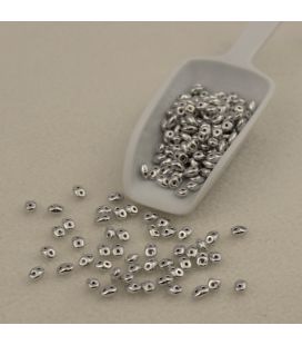 SuperDuo 2.5x5mm Silver - 30g