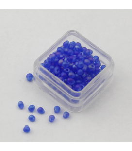 Miyuki Drop 3,4mm Matte Transparent Blue AB - 10g