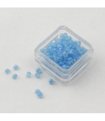 Miyuki Drop 3,4mm Matte Transparent Light Blue AB - 10g